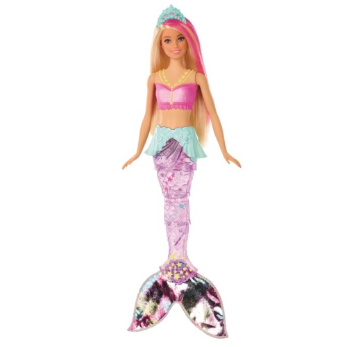 Mořská panna Mattel Barbie GFL82 - fialová