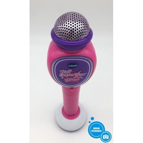 Dívčí karaoke mikrofon s reproduktorem VTech-Kidi 80-194305, růžová