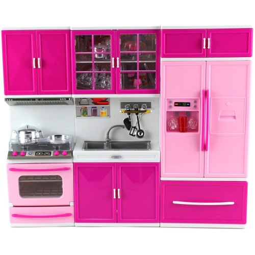 Kuchyňka pro panenky My Happy Kitchen 6923-2, růžová