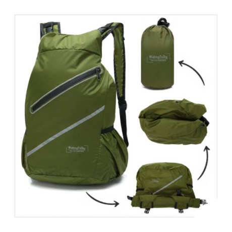 Voděodolný batoh WalkingToSky, 24L, zelená