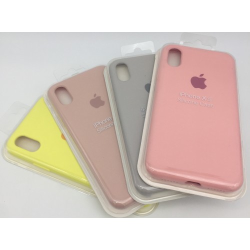 Ochranný silikonový kryt na mobilní telefon Apple iPhone XS, 4ks mix barev