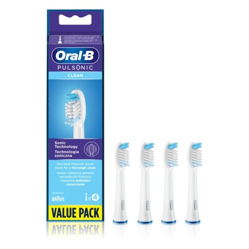 Náhradní hlavice pro zubní kartáček Oral-B Pulsonic Clean SR 32-4, 4ks