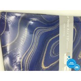 13" ochranný plastový kryt pro MacBook, marble modrá