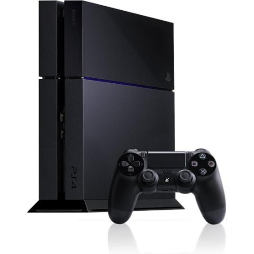 Herní konzole se dvěma ovladači a dvěma hrami Sony PlayStation PS4, 1TB, černá