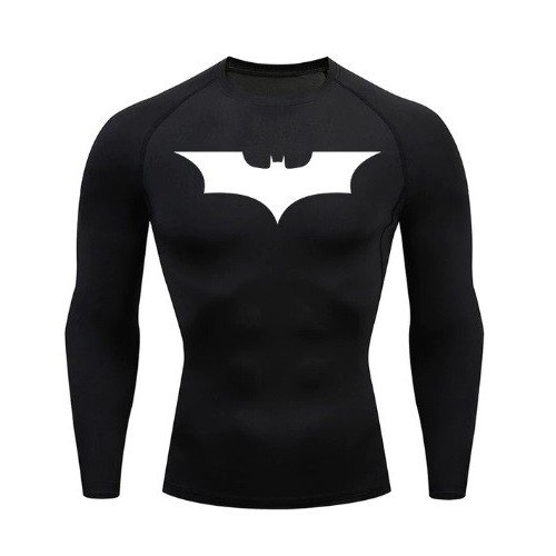 Pánské tričko s dlouhým rukávem Batman, vel. L, černá