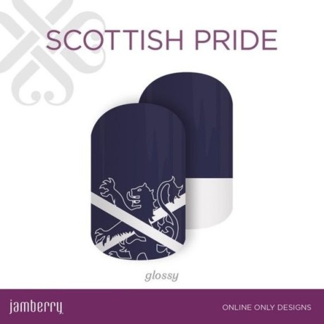 Nehtový wrap Jamberry 44A3 - Scottish Pride 0316, 10ks