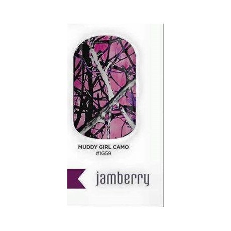 Nehtový wrap Jamberry 1G59 - Muddy Girl Camo, 10ks