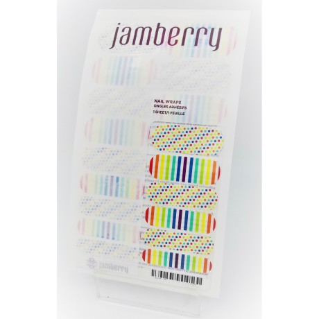 Nehtový wrap Jamberry 1K41 - Clowning Around 0915