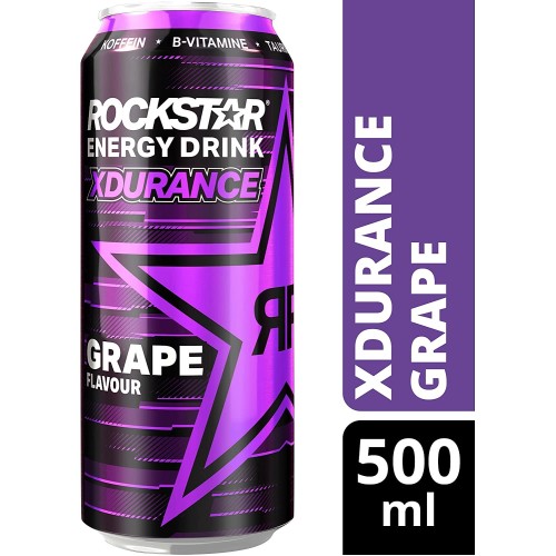 Energetický nápoj RockStar Xdurance (grep) 500ml