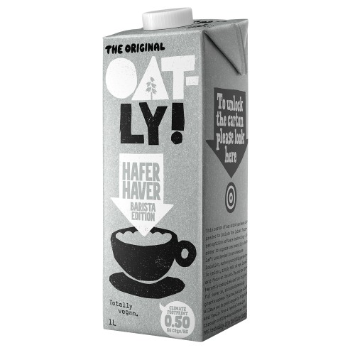 Ovesné mléko do kávy OAT-LY, 1l