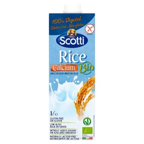 Ovesný nápoj s vápníkem Scotti Rice Calcium Bio, 1l