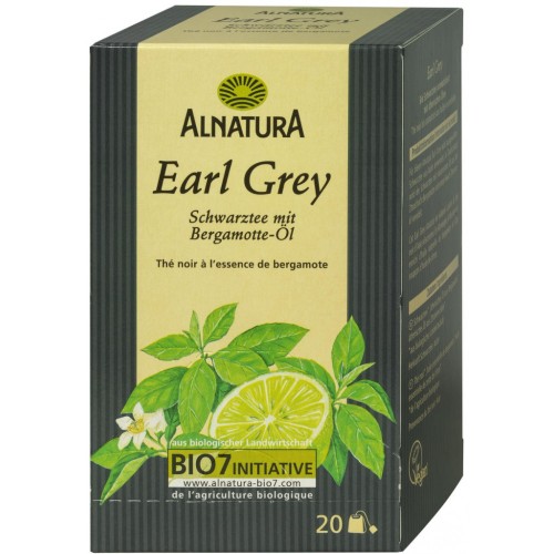 BIO čaj Alnatura Earl Grey, 20ks, 35g