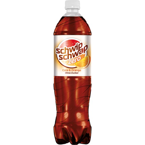 Limonáda SchwipSchwap zero, cola s pomerančem, 1,5l
