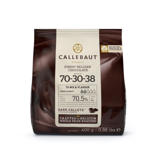 Hořká čokoláda Barry Callebaut 70-30-80 hořká 70,5%, 400g
