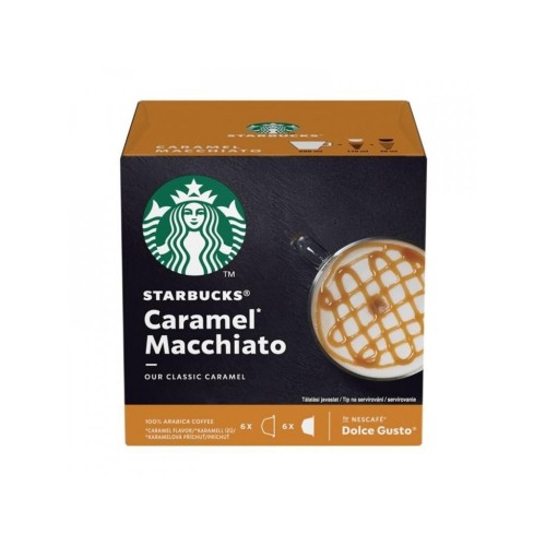Kávové kapsle Starbucks Macchiato caramel, 6+6 kapslí