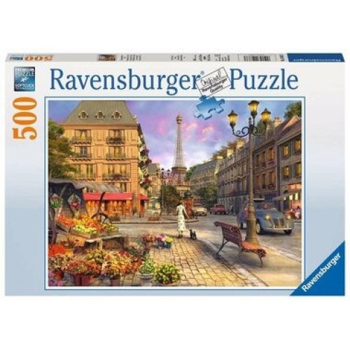 Puzzle Ravensburger, Procházka Paříží, 500 dílků