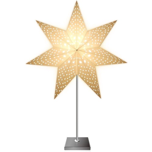 Vánoční dekorace hvězda Yunlights, 67 cm, 25 W, bílá