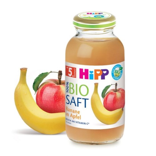 Dětský bio nápoj Hipp jablko+banán, 200 ml