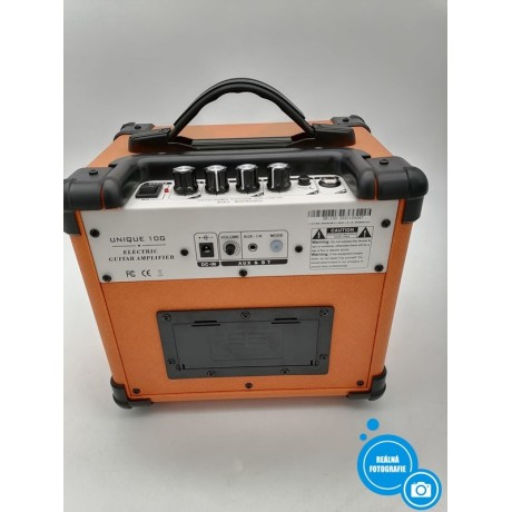 Přenosný kytarový zesilovač OBB Unique 10G, 10 W, oranžová