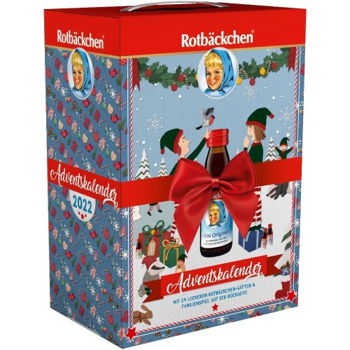 Adventní kalendář pro děti Rotbäckchen, 24x125ml