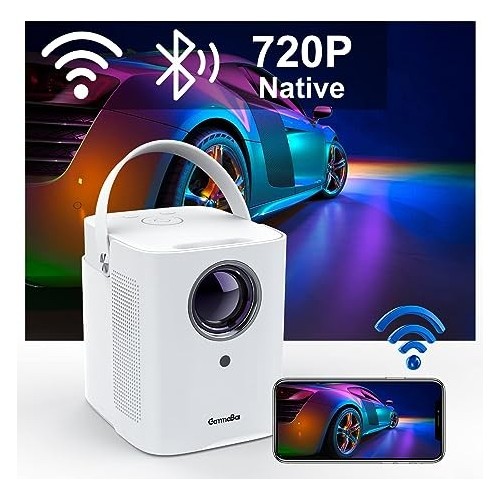 5G WiFi Bluetooth projektor Gammabai Joy RD-853, 720p, bílá