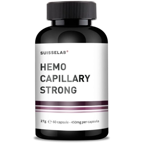 Doplněk stravy Hemo Capillari Strong SuisseLab, 60 kapslí