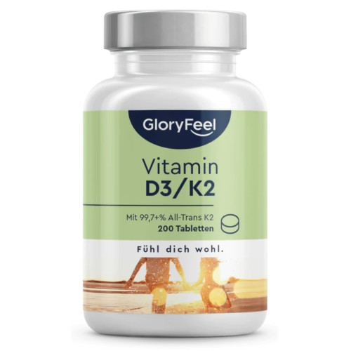 Vitamin D3/K2 Glory Feel , 200 tablet