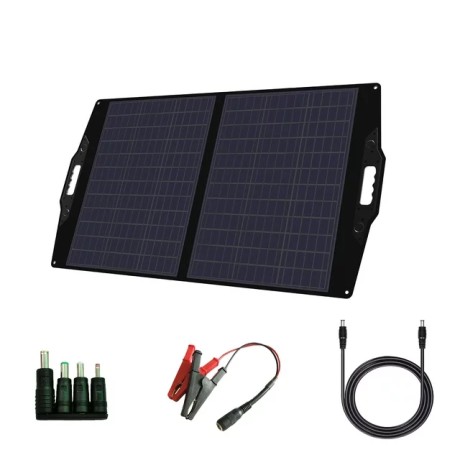 Skládací přenosný solární panel Flexsolar C100, 100 W, černá