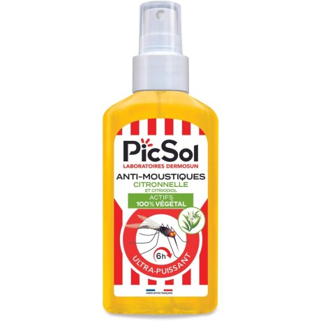 Sprej proti komárům PicSol Lemongrass, 125ml