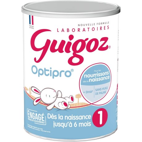 Kojenecké mléko Guigoz Optipro 1, 0 - 6 měsíců, 830 g