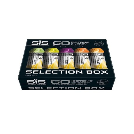 Isotonický energický gel Science in Sport Selection Box, 20 x 60 ml