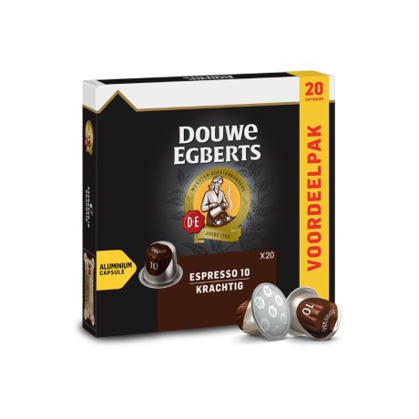 Kávové kapsle Douwe Egberts Espresso, 20 kapslí