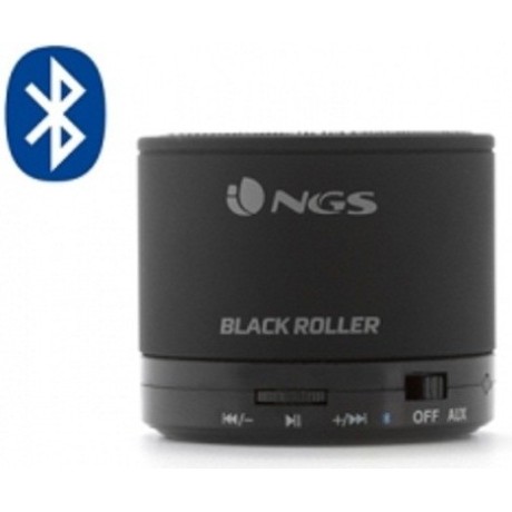 Přenosný Bluetooth mini reproduktor NGS Black Roller, 520mAh - černá