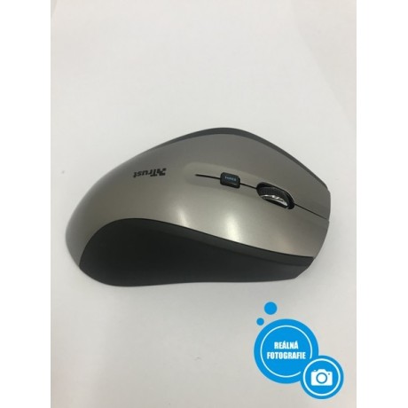 Bezdrátová PC myš Trust MaxTrack - 17176, černostříbrná