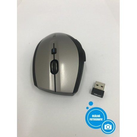 Bezdrátová PC myš Trust MaxTrack - 17176, černostříbrná