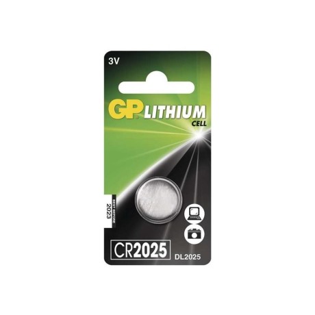Lithiová knoflíková baterie GP CR2025, 10ks