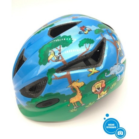 Dětská cyklistická helma Abus 08144-6, 52-57cm, zelená