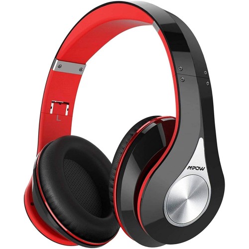Bluetooth sluchátka Mpow 059, černočervená